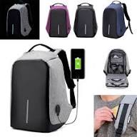 Bolso, Mochila Antirrobo Conector USB